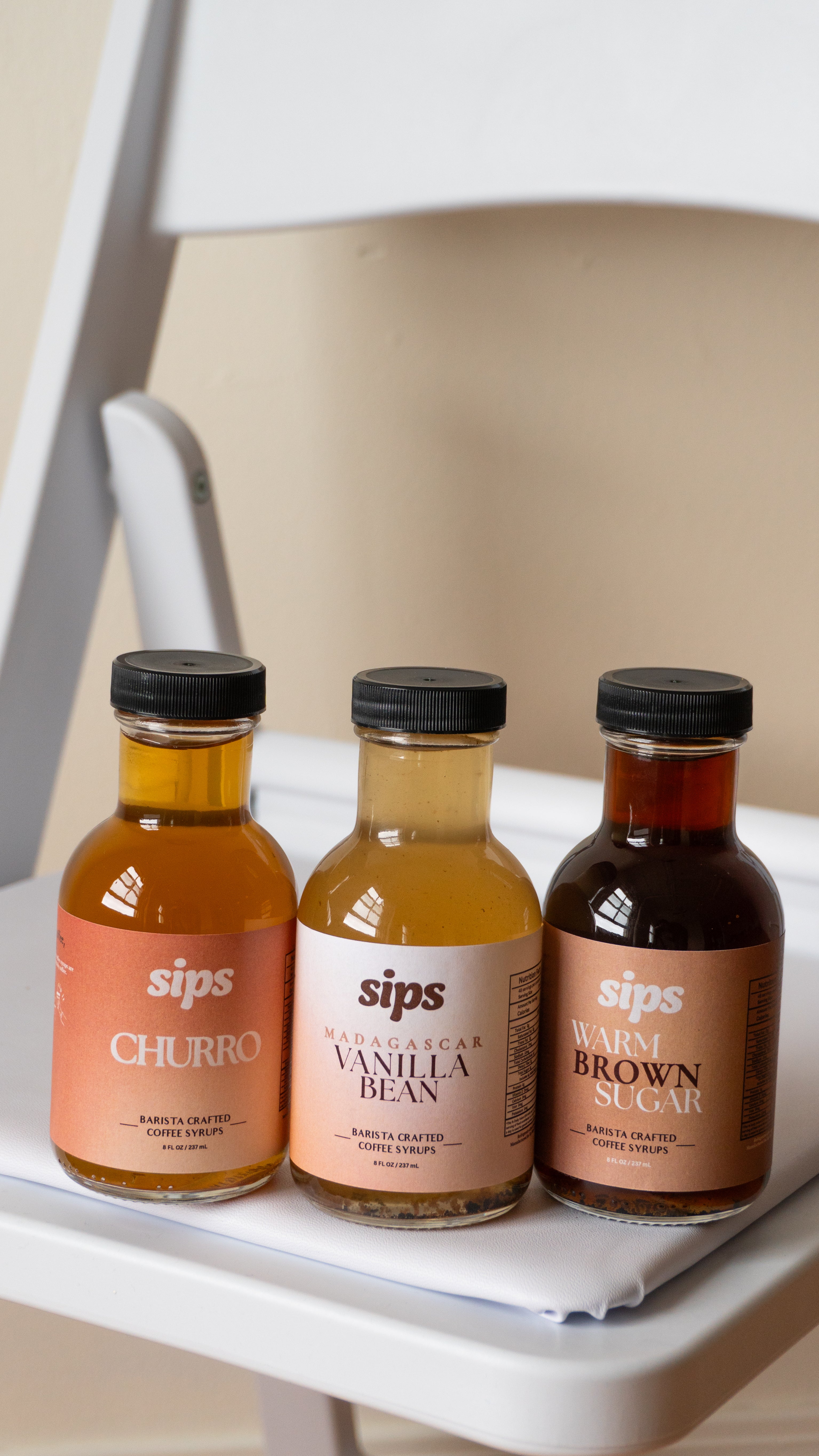 Sips Coffee Syrup Classics Trio